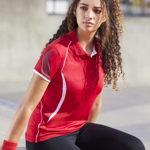 P405LS Women's Razor Short Sleeve Polo Thumbnail